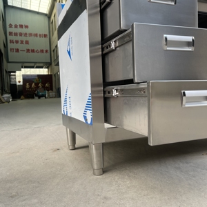 Bàn làm việc bằng thép không gỉ bàn làm việc thương mại chuẩn bị bàn làm việc nhà bếp 304 <span class=keywords><strong>SS</strong></span> bàn làm việc nặng - Product Image 6