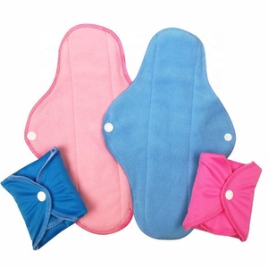 Aide gouvernementale-Ensemble de 6 serviettes menstruelles lavables AIO <span class=keywords><strong>Serviette</strong></span> hygiénique réutilisable <span class=keywords><strong>Serviette</strong></span> hygiénique en polaire à absorption rapide - Product Image 5