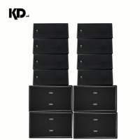 Système de haut-parleurs audio professionnels dédiés à l'extérieur KD-20/SUB8006, double 10 pouces, aimant néodyme, subwoofer actif en ligne, 700W