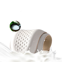 Semelles intérieures en latex épaissies de longue durée en cuir de vachette véritable super doux en peau de mouton respirant absorbant les chocs