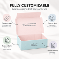 Boîte d'expédition personnalisée en carton ondulé durable, fabriquée à partir de carton recyclable et avec marque privée, pour les commandes de boutiques