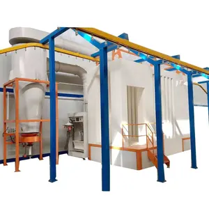 Fast Color Change Electrostatic Powder Automatic Spray Booth