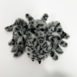 Peluche de Araña Gris Novedoso, Diseño Único con Rayas, Araña de Peluche Suave y Acogedora, Regalo para Todas las Edades, Adorno para el Hogar - Product Image 4
