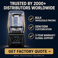 Devenez distributeur exclusif - Mixeur commercial robuste MIXTEC, moteur en cuivre pur, tarifs progressifs + protection régionale
