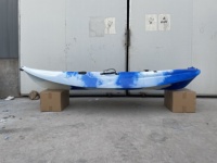 Kayak de pêche miniature à monter soi-même, pas cher, pour une personne, 268 cm