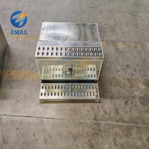 <span class=keywords><strong>Coffre</strong></span> à outils en aluminium durable argenté, personnalisable OEM, résistant à la poussière et à l'eau, avec fermeture à boucle, <span class=keywords><strong>pour</strong></span> semi-<span class=keywords><strong>remorque</strong></span> - Product Image 6