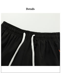 Pantaloncini Sportivi Casual da <span class=keywords><strong>Uomo</strong></span> Personalizzati con Coulisse, Traspiranti per Palestra, Fitness e Corsa, Tinta Unita - Product Image 6