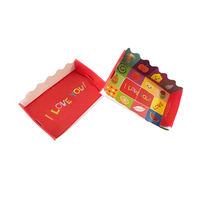 2024 nouvelle boîte de papier Popsicle fait à la main porte-papier Popsicle couverture plateau de papier Anti-huile Anti-fuite et Anti-goutte boîte alimentaire