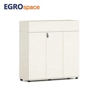 Meuble de rangement haut de gamme EGROspace en bois, armoire de classement verrouillable pour bureau privé