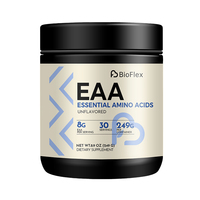 Usine de marque privée végétarienne 6000mg EAA poudre d'acides aminés essentiels 30 portions pour la croissance et l'hydratation musculaires