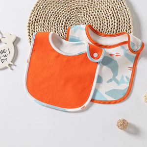 Baberos Impermeables Atibei para Bebé, de Algodón Puro, con Cierre de Botón, Ecológicos, Desechables, Finos para Verano, para Niños y Niñas - Product Image 5