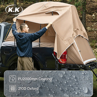 Tente de camping pour camionnette Kawagebo Kamp (KK) – Plusieurs tailles, installation rapide, imperméable, abri de couchage pour pick-up et voiture