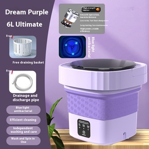 Portatile Mini automatico Elution lavatrice Top-Loading alloggiamento in plastica USB fonte di alimentazione per la pulizia di biancheria intima - Product Image 6