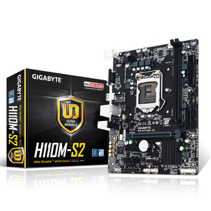 Tarjeta Madre Usada GIGABYTE <span class=keywords><strong>GA</strong></span>-H110M-S2 con Socket INTEL 1151 Compatible con Procesadores Intel Core de 7ª y 6ª Generación - Product Image 1