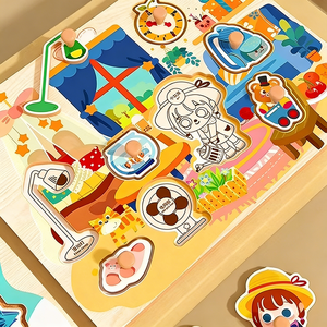 Giocattolo Educativo in Legno, Puzzle <span class=keywords><strong>per</strong></span> <span class=keywords><strong>Bambini</strong></span> <span class=keywords><strong>per</strong></span> l'Apprendimento Precoce e lo Sviluppo Cognitivo 2-4 <span class=keywords><strong>Anni</strong></span>, Giochi di Puzzle con Pioli - Product Image 6