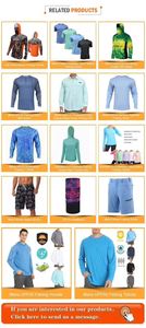 Chemise d'été légère à séchage rapide respirante pour le camping et la randonnée Hommes 50 Plus Size Anti-Bacterial UPF 50 Protection 100% Polyester - Product Image 5