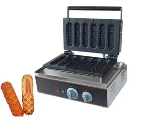 2021 Top Selling Electric Snack food machine 6 stick waffle maker hotdog waffle maker