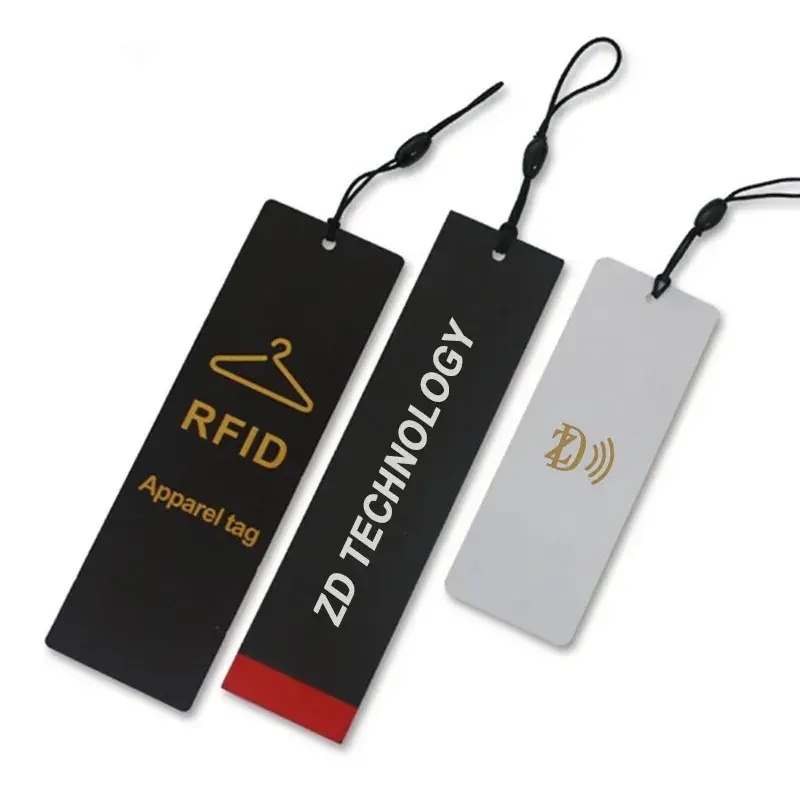 UHF Paper Tags  Clothing Hang Tags Labels Custom RFID Clothes Hang Tag