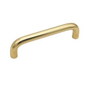 GQK Furniture Handle Zinc Alloy Modern Design Kitchen & Bathroom 96mm 128mm Gold G151 - Product Image 2