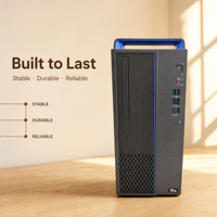 Güvenilir Ticari Masaüstü Bilgisayar Tam Seti Hygon 3350 16GB Bellek 256GB NVME SSD 15L Kasası USB Giriş Kiti 23.8 İnç Ekran İş İçin