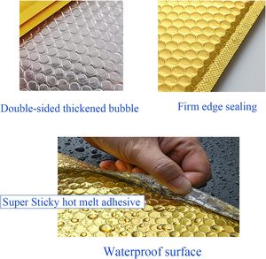 Sobre de Burbuja Metalizado Color Oro Rosa con Impresión de Serigrafía Personalizada, Autoadhesivo, Resistente a Desgarros, para Joyería y Cosméticos - Product Image 3