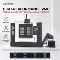 Centre d'usinage vertical VMC1370 de marque WOJIE, certifié CE ISO9001, pour un fraisage de précision