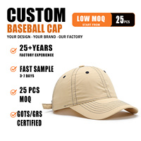Gorra de Béisbol de Secado Rápido, con Costuras en Contraste, Transpirable, Ligera, Protección Solar para Exteriores