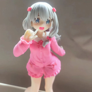 Figurine Iszumi <span class=keywords><strong>Sagiri</strong></span> en pyjama, tenue rose pour la maison, Eromanga Sensei, figurine de belle fille de style mignon et domestique - Product Image 3