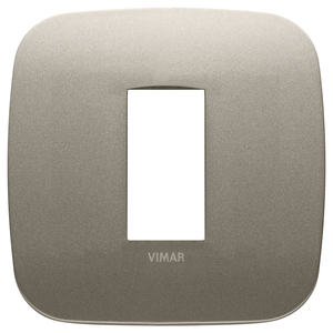 Placa de Puerta Vimar 1M Champagne Mate 9.7x9.7cm - Product Image 1