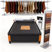 Machine de découpe automatique CNC à écran tactile LCD pour textiles, avec outil rotatif, pour couper le PVC et les panneaux de cristal souple