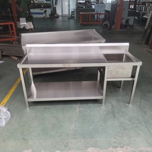 Lavello da cucina in acciaio inox profondo con scolapiatti ristorante Drop-in per alberghi e <span class=keywords><strong>ristoranti</strong></span> per uso agricolo - Product Image 5