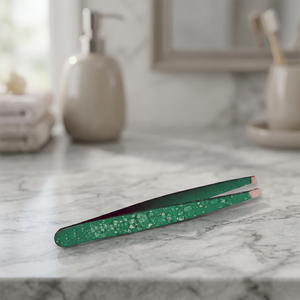 Pinzas de Precisión para Cejas ASAP, Herramienta de Acero Inoxidable para el Cuidado de las Cejas, Pinzas Anguladas para Cejas, Depilación Facial Profesional - Product Image 5