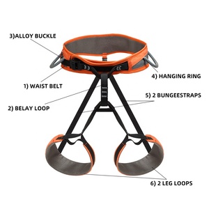 Arnés Profesional Resistente: Uso en Espeleología y Arboricultura con Lazos Acolchados para las Piernas - Product Image 2