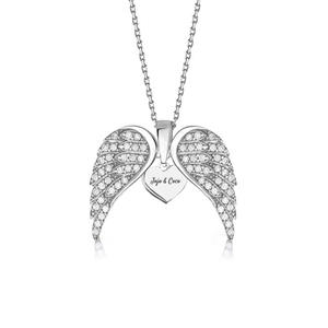 Collana con Angelo in Acciaio Inossidabile alla Moda a Prezzo Ragionevole per Donne Vendita all'Ingrosso N230852 - Product Image 5