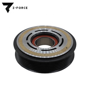 Embrayage compresseur pour <span class=keywords><strong>jaguar</strong></span> xf 6pk 114mm, pièce de rechange, accessoire de climatisation automobile, haute qualité - Product Image 2