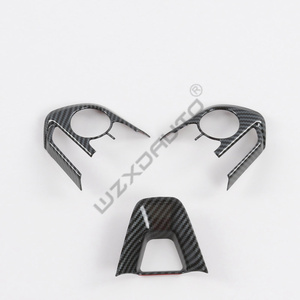 Cubierta Decorativa para Volante WZXD 2020 2022, Fibra de Carbono ABS, 3 Piezas para Cross - Product Image 6