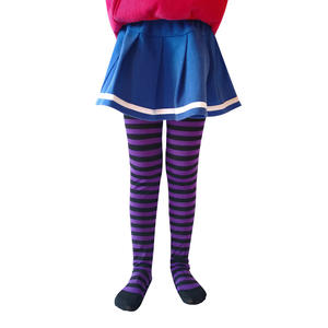 Pantimedias de Rayas Coloridas de Arcoíris de Algodón y Poliéster de Diseño Personalizado para Niños, Medias para Niñas Otoño Invierno - Product Image 6