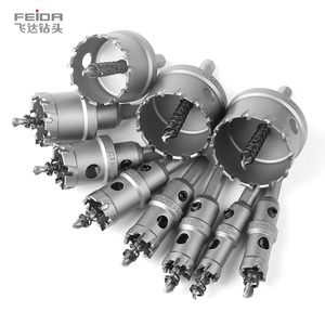 Feida TCT kim cương lõi khoan Bit <span class=keywords><strong>Set</strong></span> với nhôm trường hợp 12mm Shank 93-101mm chiều dài cho gỗ & kim loại khoan - Product Image 4