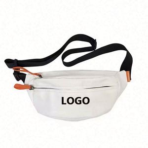 Custom Logo Printed Street Travel Waist Bag <b>Large</b> Capacity Fashion Fanny <b>Pack</b> Chest Bag for Women Men - Product Image 1