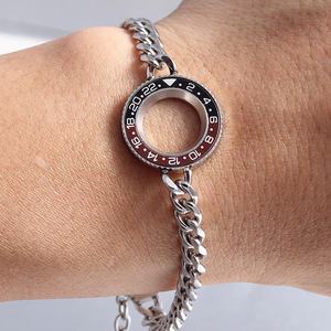 Relojes Velocímetro GMT Bisel <span class=keywords><strong>Cuba</strong></span> Cadena Pulsera - Product Image 6