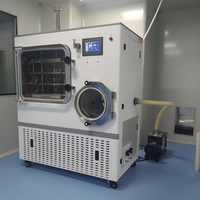 0,5m² In-situ vacuümvriesdroger siliconenolie verwarming PLC automatische voedsel- en fruitlyofilisatie-apparatuur