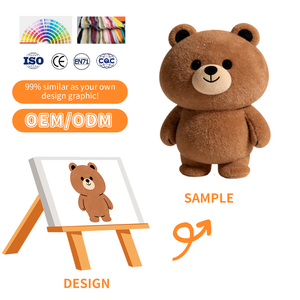 Sıcak Fırsat Toplu Mini Giydirilebilir Oyuncak Ayı Peluş Anahtarlık Süper Yumuşak Dolgulu Oyuncaklar PP Pamuk Dolgulu Kız Çocukları İçin Stres Giderici - Product Image 4