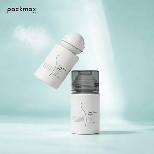 Custom Straight Round 90ml PP Roll-On <b>Bottle</b>-Refillable for Lubricant Lotion, Essential <b>Oil</b>-Cosmetic Packaging - Product Image 1