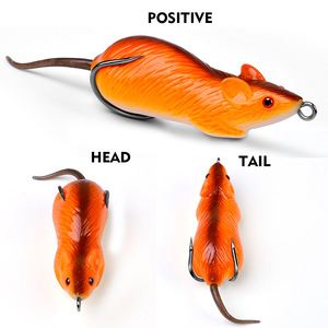 Leurre souple de pêche en silicone réaliste avec hameçons barbelés en métal, séquin et spinner, haute simulation, 60 mm, 11,5 g - Product Image 5