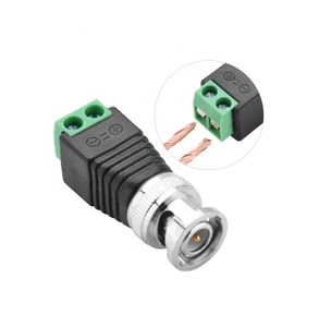 ขั้วต่อ <span class=keywords><strong>BNC</strong></span> สำหรับ AHD CVI TVI กล้องวงจรปิด Coaxial/Cat5/Cat6 <span class=keywords><strong>สาย</strong></span> - Product Image 3