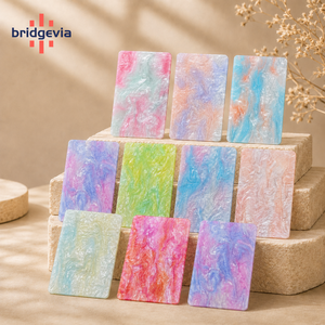 Custom 3mm Pearl Marble Acrylic <b>Sheet</b> Colorful Pattern PMMA Board for DIY Crafts Jewelry Display Signage - Product Image 1