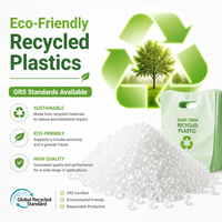 Sacs de courses en plastique recyclables personnalisés avec logo - Poignée découpée en forme de boucle pour les courses, usage commercial en gros