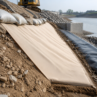 . Tissu géotextile tissé pour le renforcement de la base routière, fournisseur direct d'usine