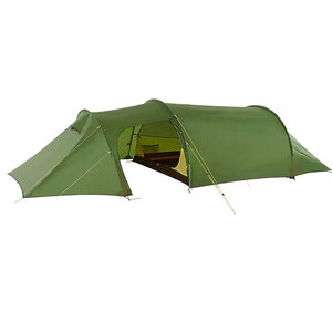 Tente de camping tunnel imperméable en aluminium double couche 4 saisons, ouverture automatique rapide, une chambre, un salon - Product Image 1