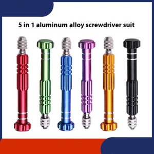 Jeu de tournevis multifonctionnel en acier 5-en-1, mini tournevis de précision pour la réparation de téléphones portables, kit d'outils OEM - Product Image 2